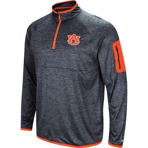 Men's Colosseum Navy Auburn Tigers Amnesia Lightweight Quarter-Zip Pullover