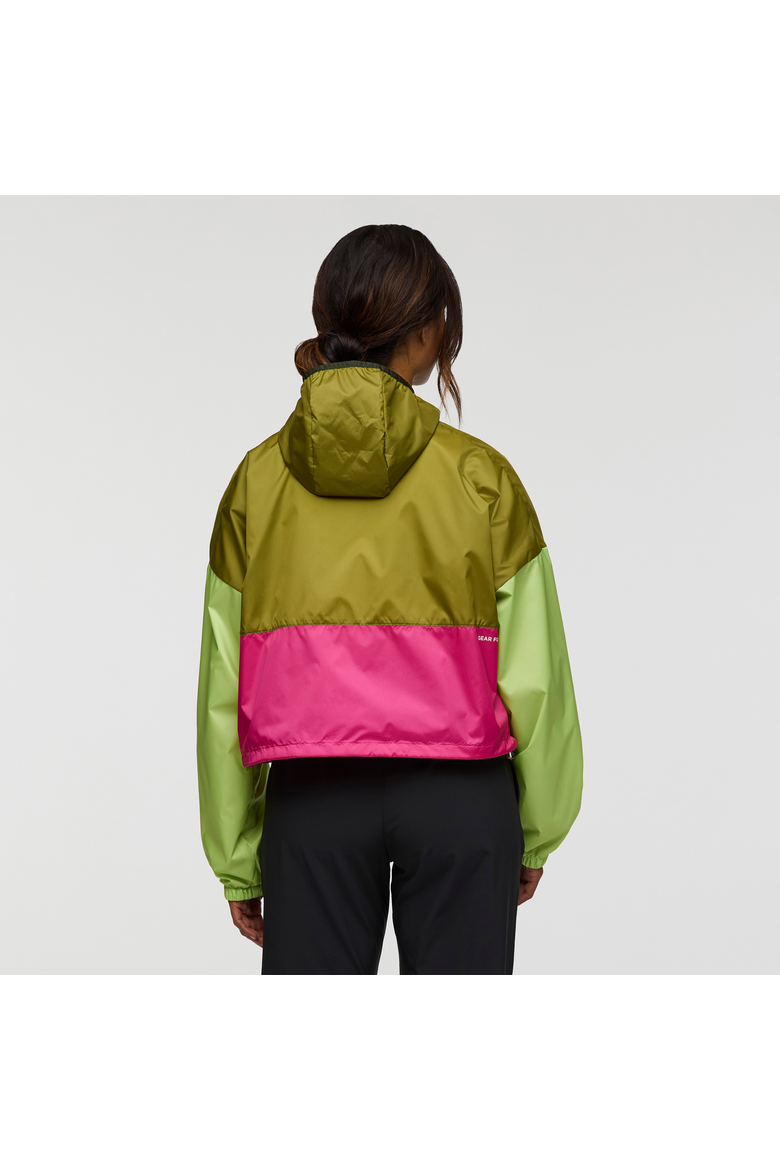 Teca Crop Jacket - Women's, Alternate, color, Green Juice
