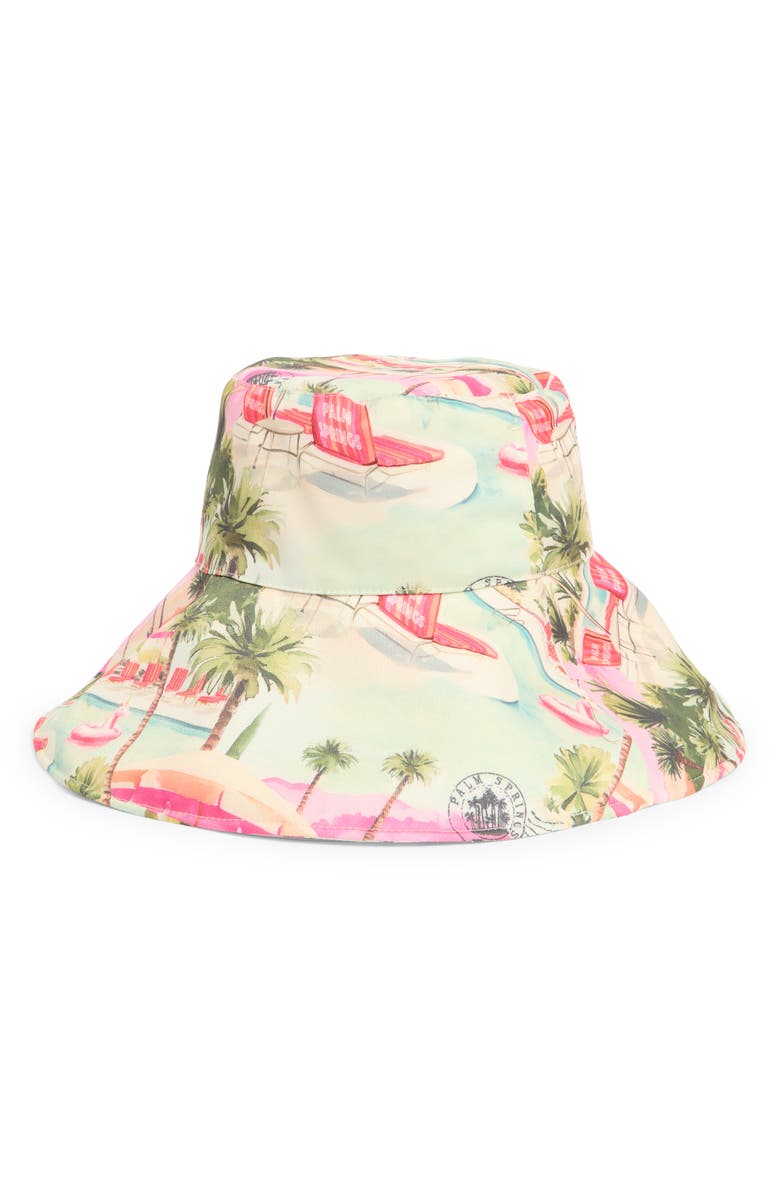 BCBG Postcard Floppy Hat, Alternate, color, Pale Blush