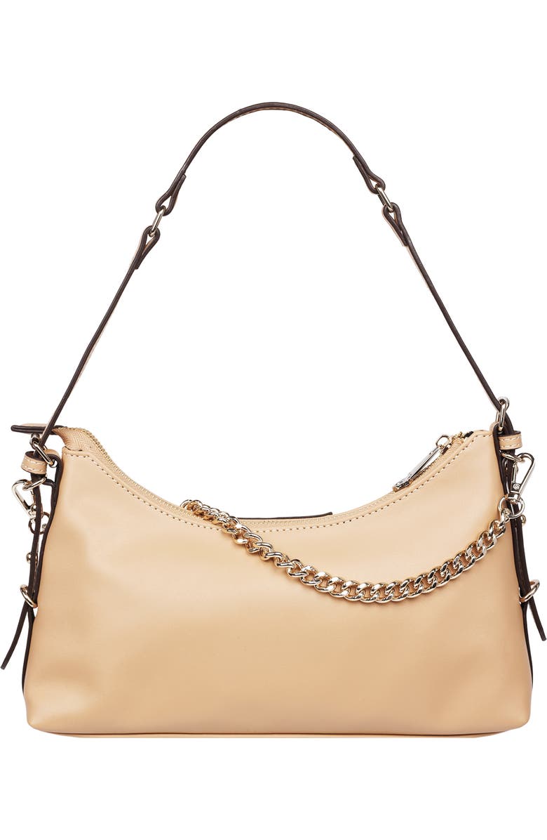 True Religion Belted Chain Strap Shoulder Bag, Alternate, color, Camel