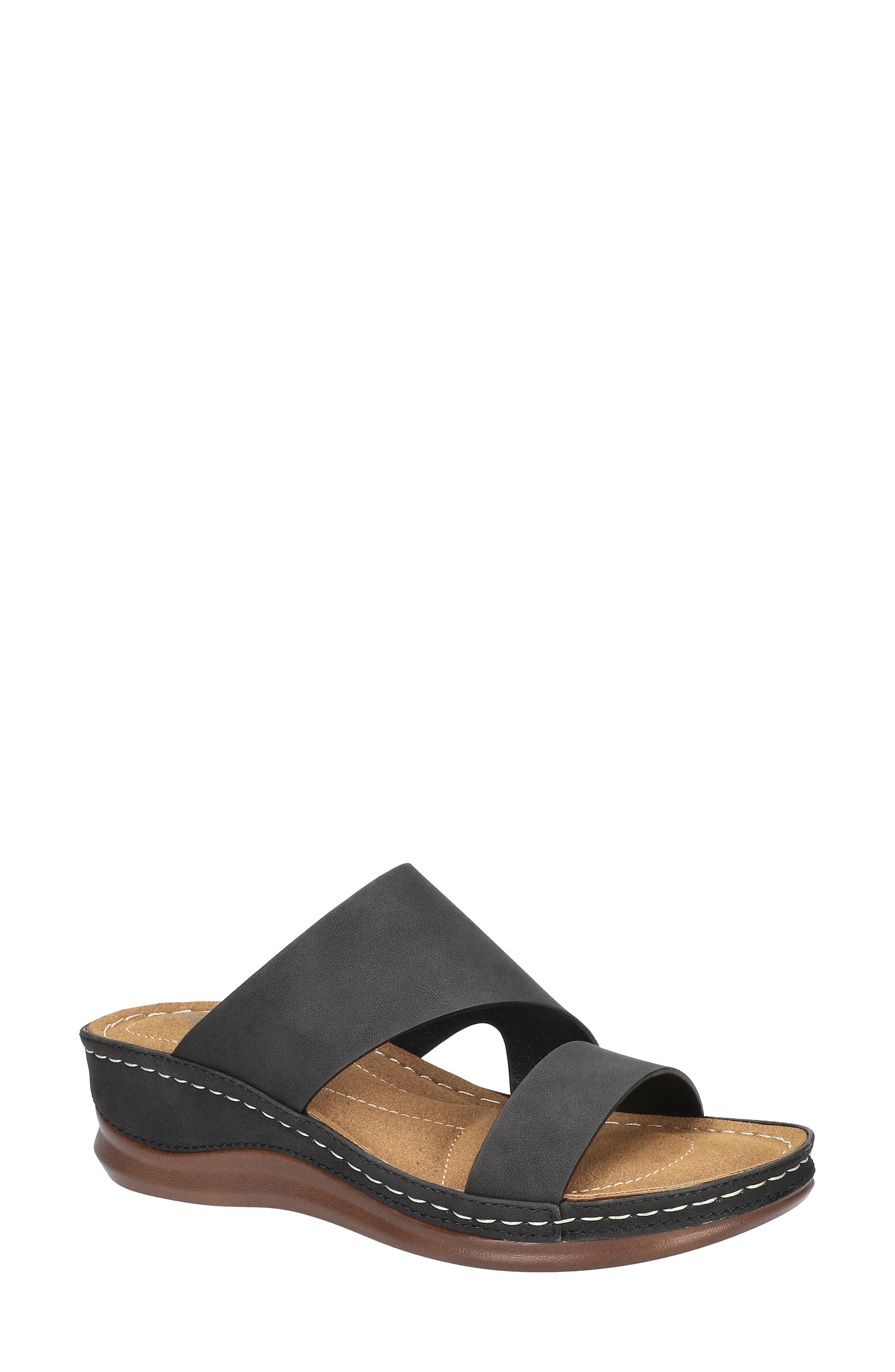 EASY STREET Larrain Wedge Slide Sandal