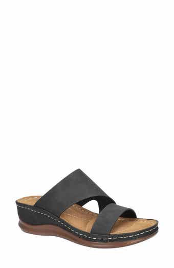 EASY STREET Larrain Wedge Slide Sandal