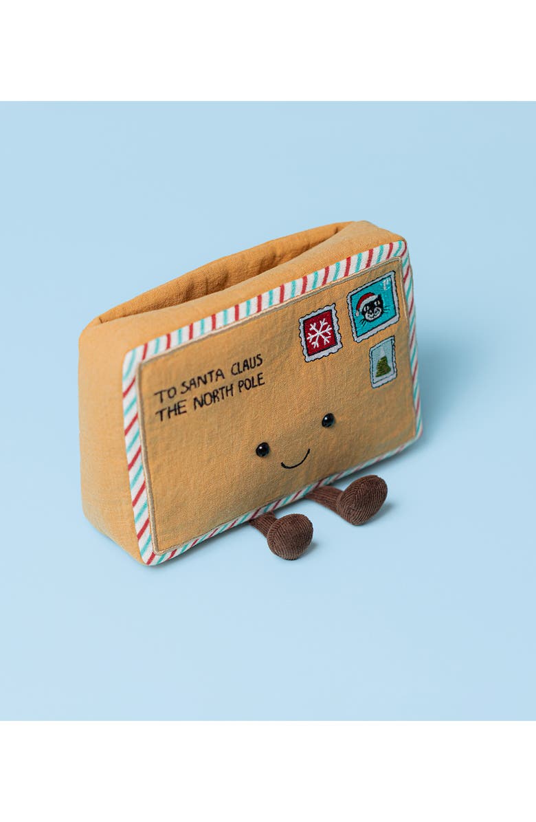Jellycat Amuseables Letter to Santa Plush Toy, Alternate, color, Brown
