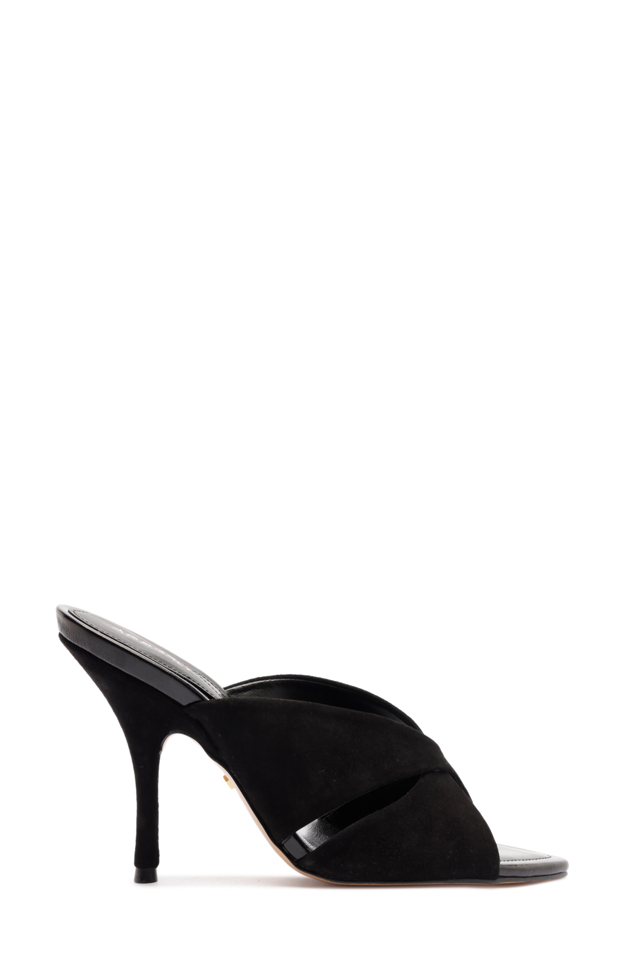 Arezzo Amelia Stiletto Sandal, Alternate, color, Black