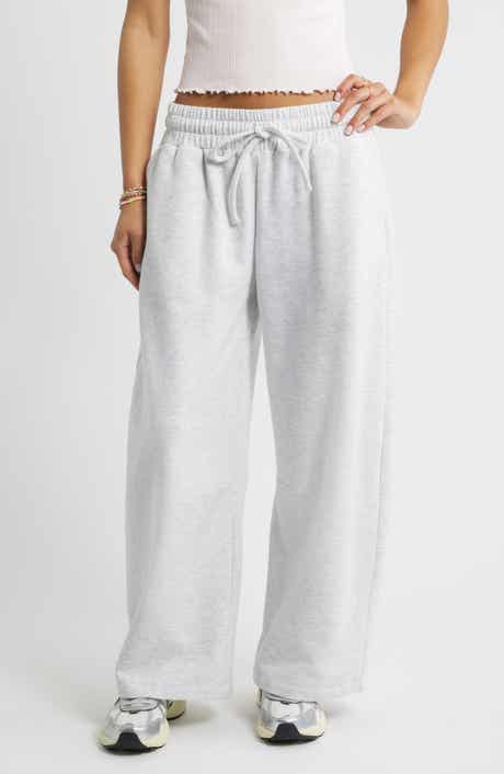 Barrel Leg Fleece Sweatpants