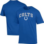 Champion Men's Champion Royal Indianapolis Colts Arch Over Logo T-Shirt