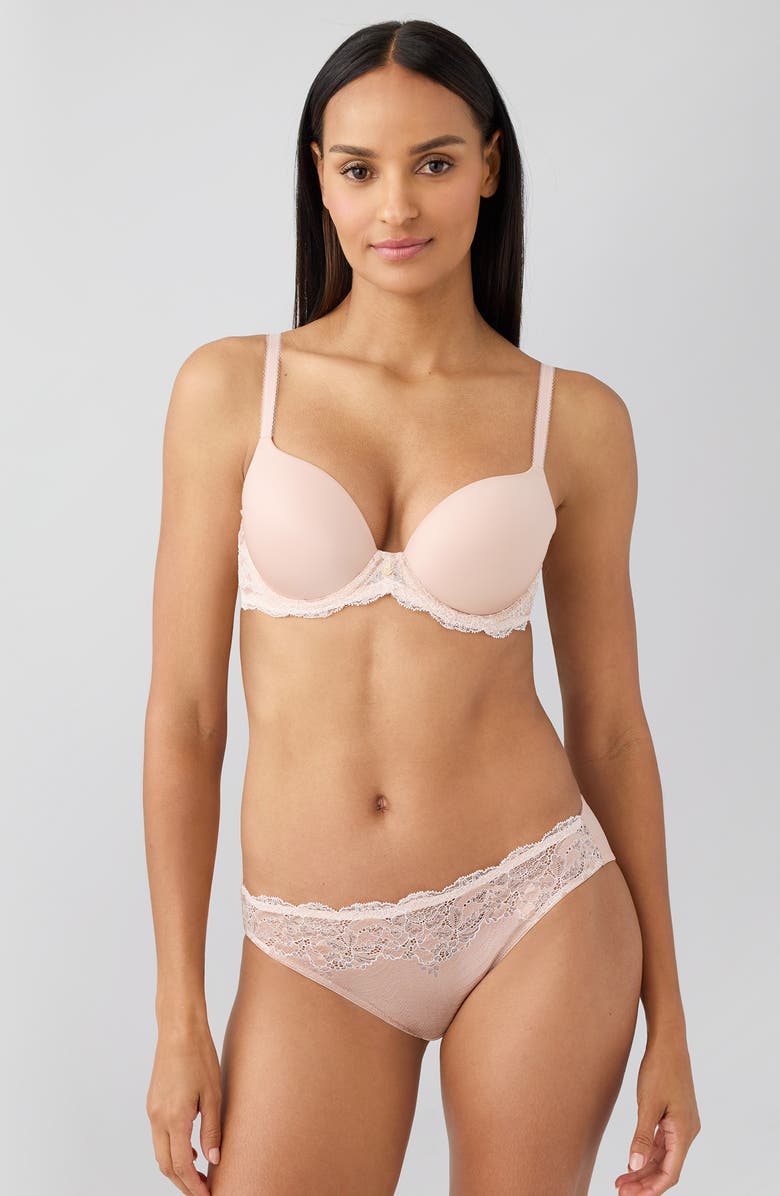 Wacoal Modern Affair Underwire T-Shirt Bra, Alternate, color, Rose Dust/ Angel Wing