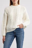 CITY BLUES Cable Knit Sweater