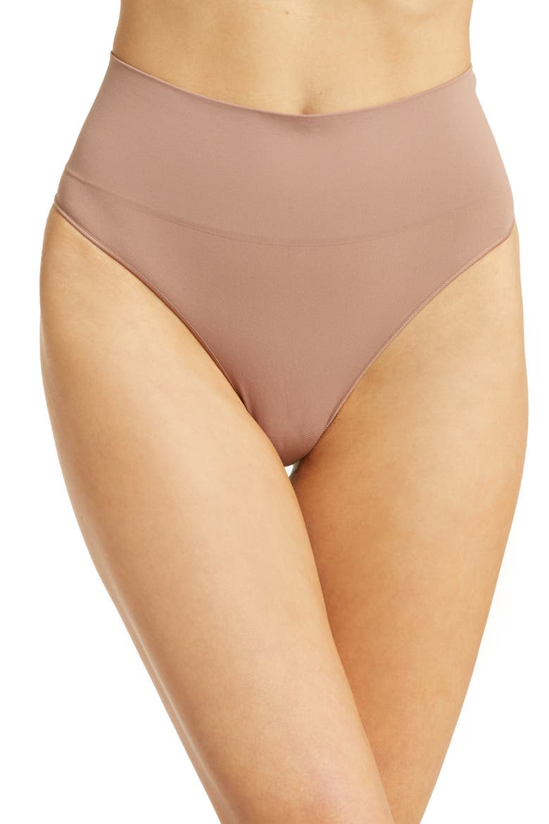SPANXshape™ ExtraOrdinary Thong, Main, color, CAFE AU LAIT
