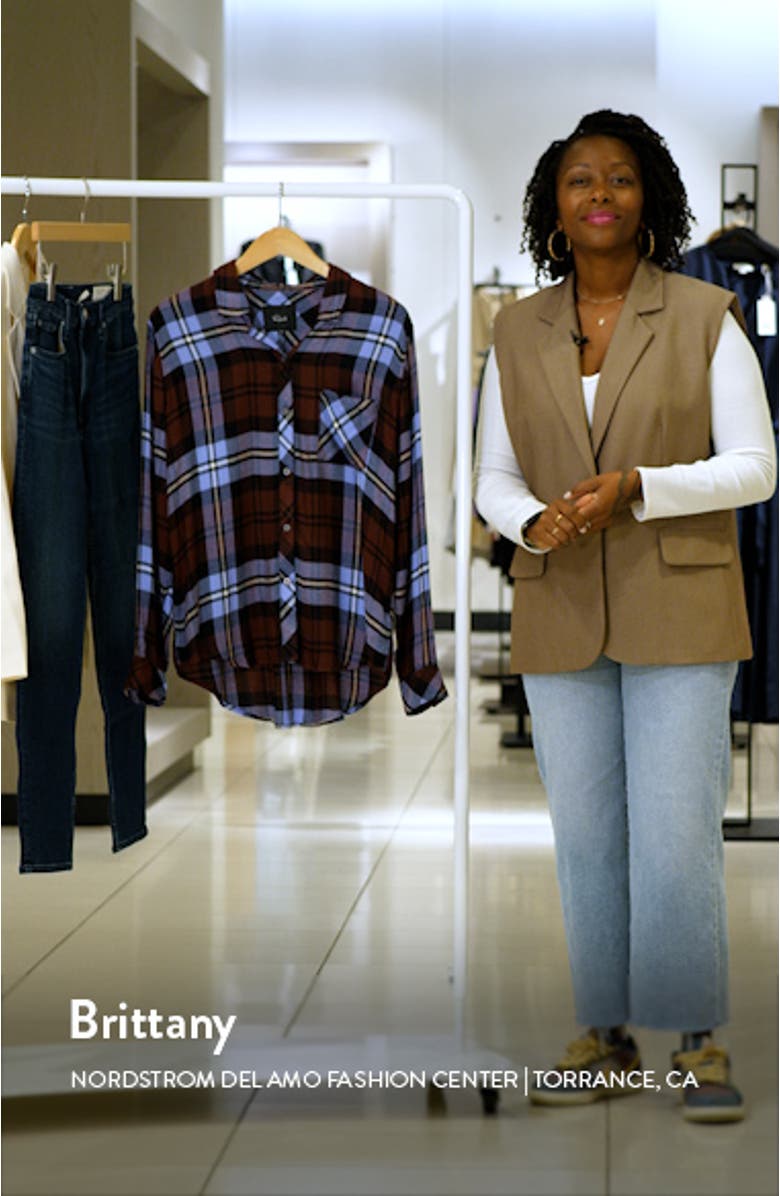 Hunter Plaid Button-Up Shirt, sales video thumbnail