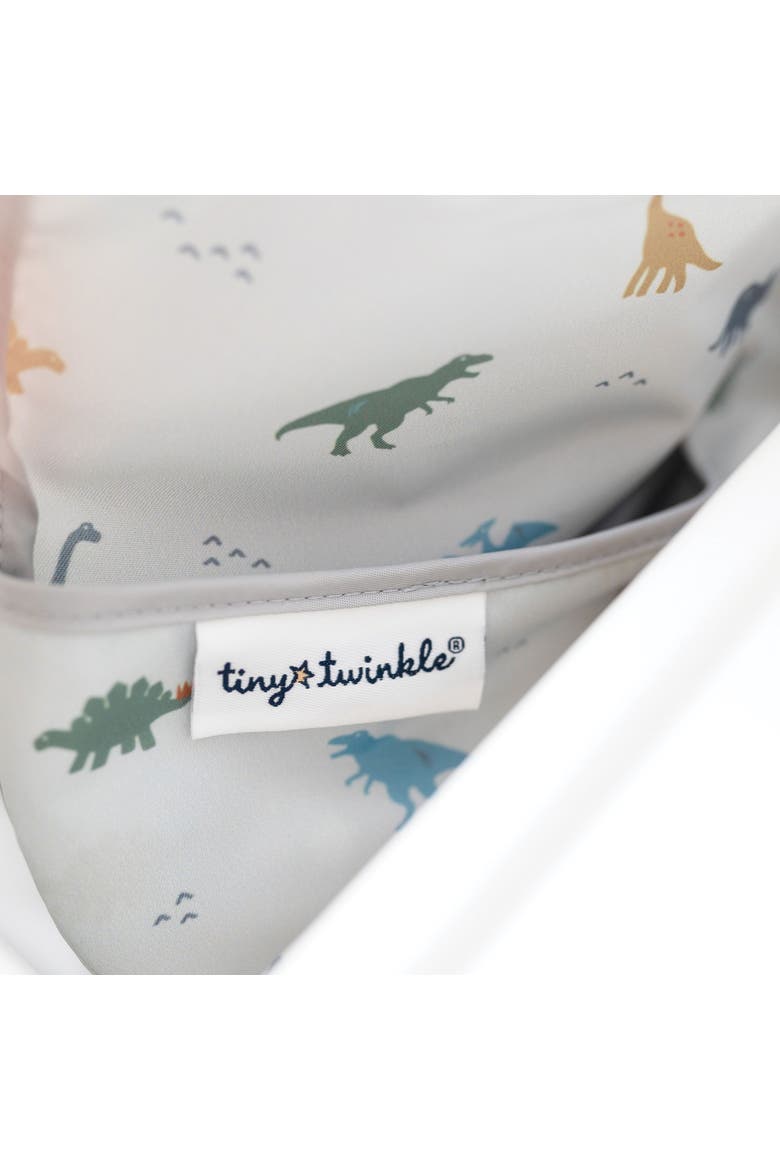 Mess-Proof and Waterproof Baby Apron Bib, Alternate, color, Dinosaur