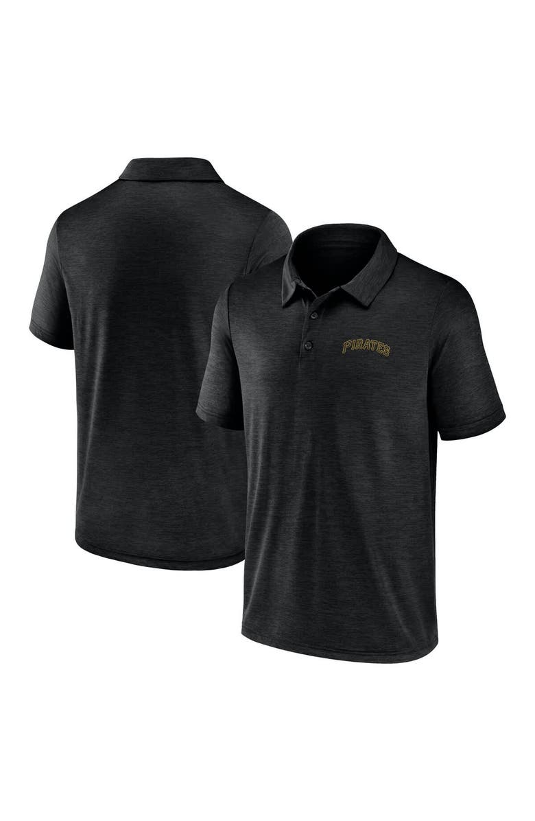 FANATICS Men's  Black Pittsburgh Pirates Unstoppable Polo, Alternate, color, Black