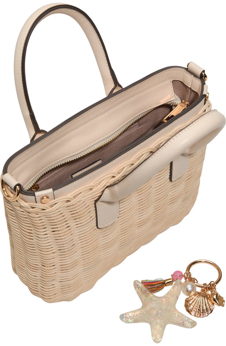 ALDO Seasparkle Rattan Handbag, Alternate, color,