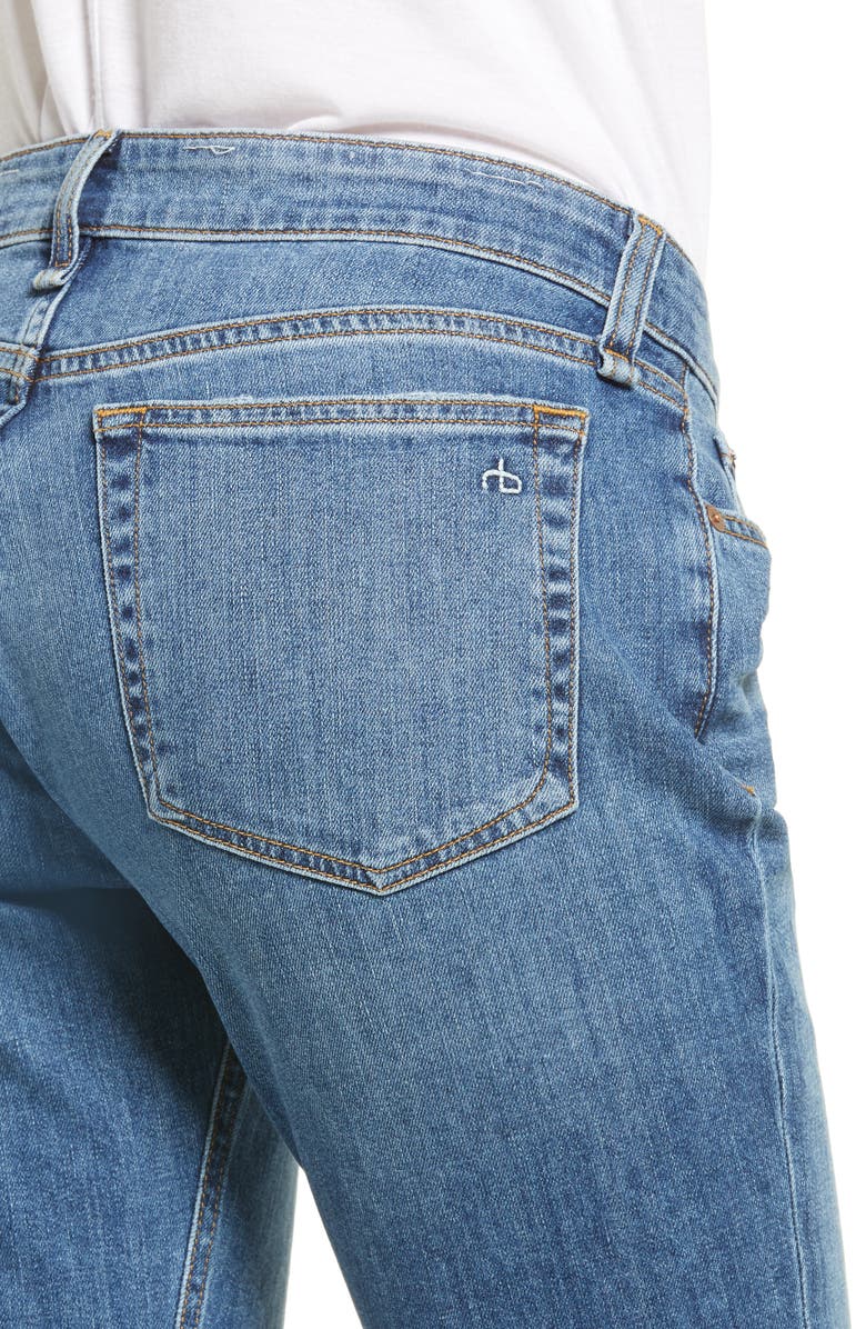 rag & bone Dre Slim Boyfriend Jeans, Alternate, color, Julienne