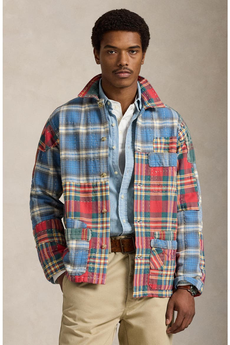 Outdoorsman Patchwork Flannel Shirt, Alternate, color, VALLEY PEICING