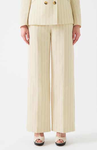 LK Bennett Pinstripe Pinstripe Linen Blend Pants