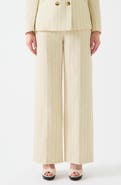 LK Bennett Pinstripe Pinstripe Linen Blend Pants