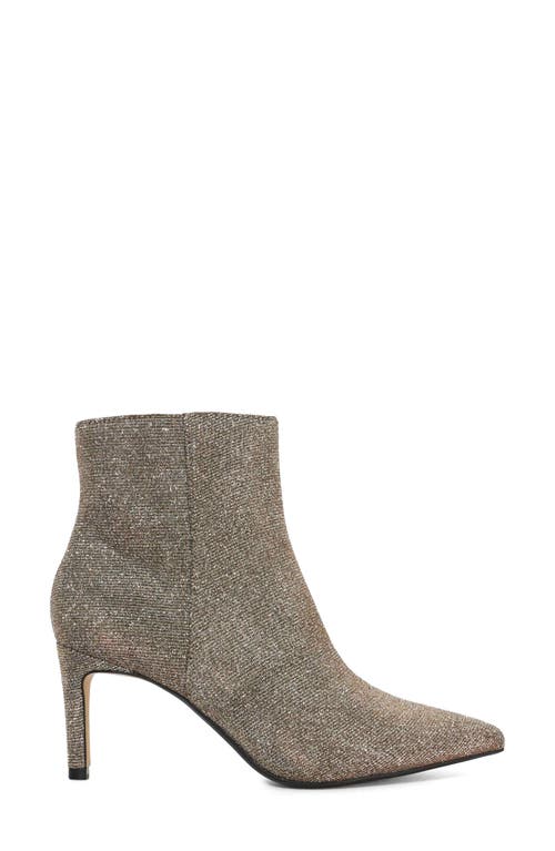Dune London Obsessively Pointed Toe Bootie In Gold