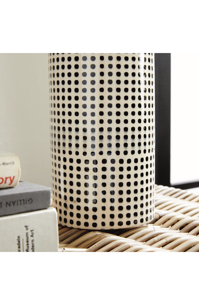 Napa Home & Garden Mina Vase, Alternate, color, Black