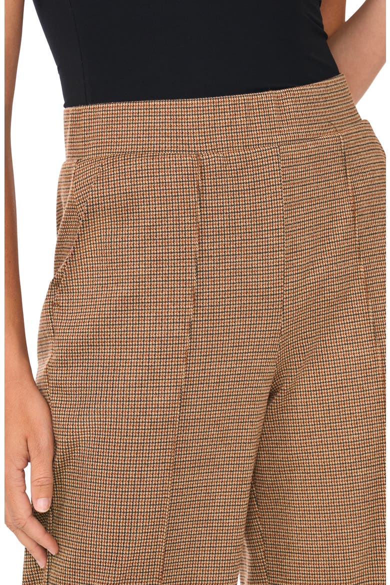 Pintuck Front Wide Leg Ankle Pants, Alternate, color, FALL CAMEL