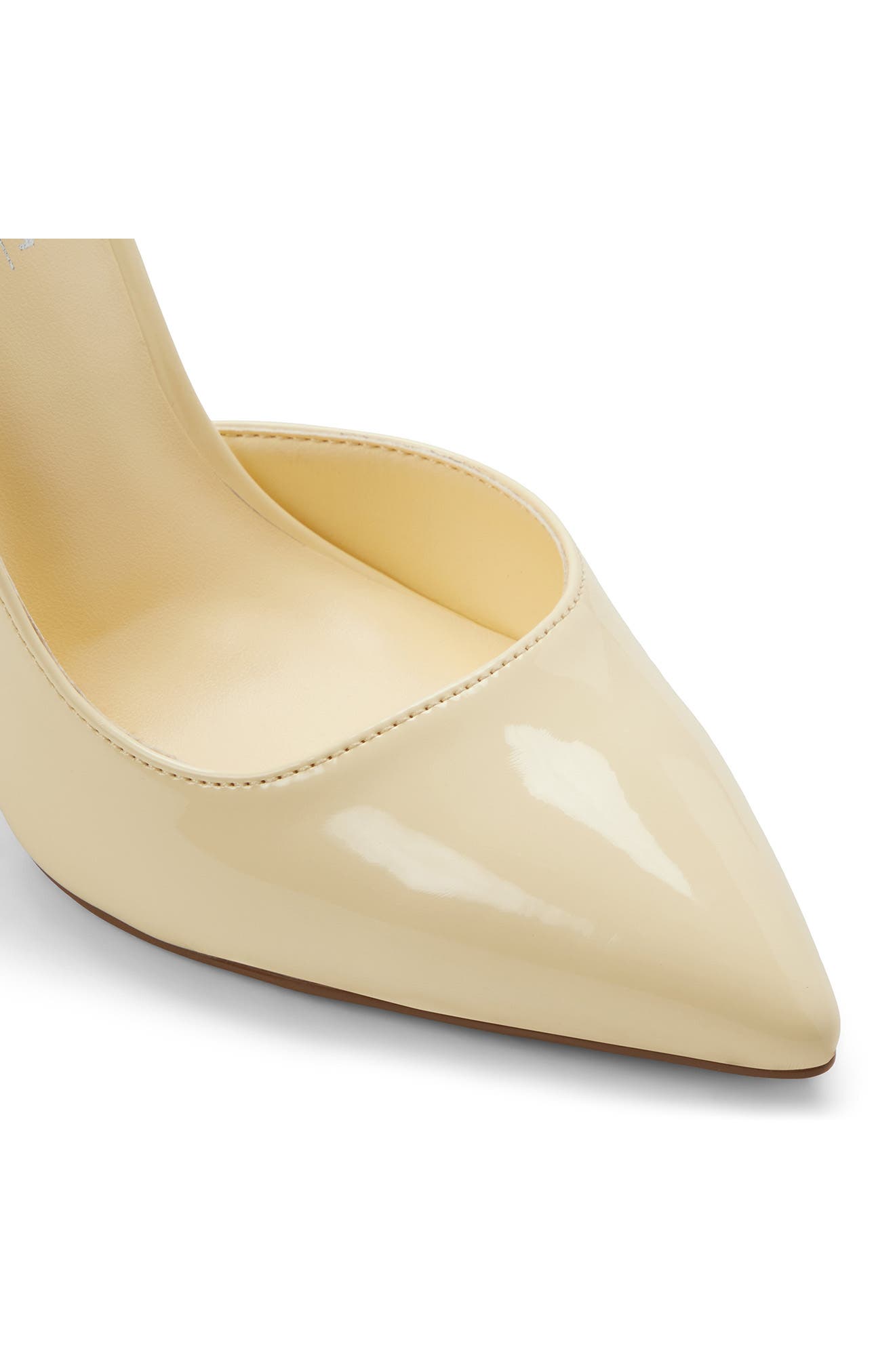 Mesmerize Half d'Orsay Pump, Alternate, color, LIGHT YELLOW