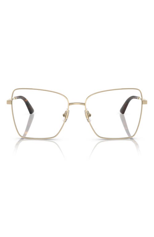 Jimmy Choo 55mm Pillow Optical Glasses In Gold