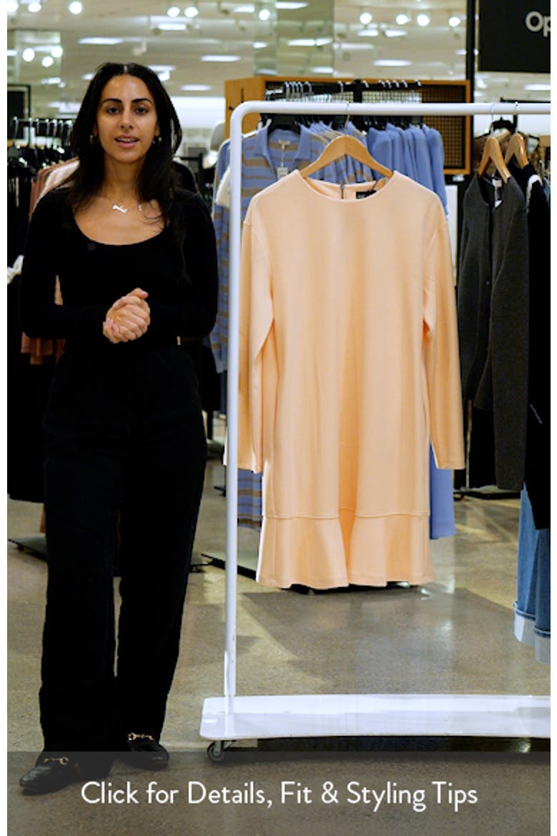 Layered Long Sleeve Knit Dress video