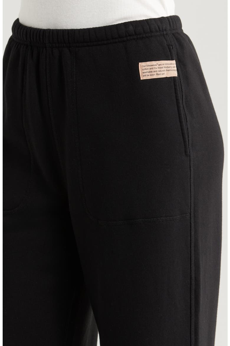 Reversible Straight Leg Sweatpants, Alternate, color, IMMERSED BLACK