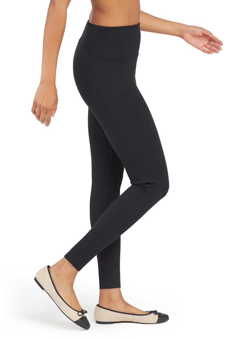 Ponte Ankle Leggings, Alternate, color, CLASSIC BLACK