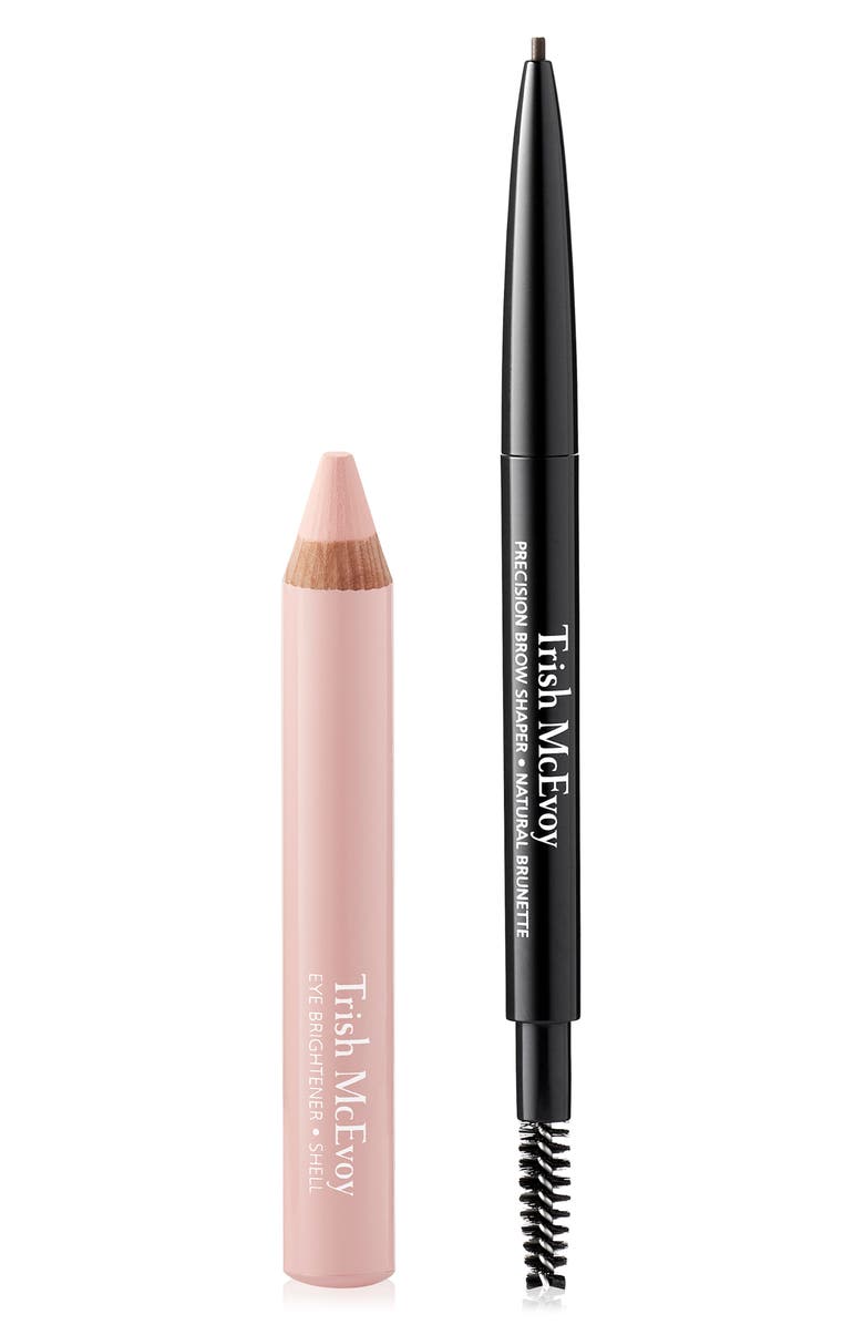 Trish McEvoy Brow Shaper & Eye Brightener Eye Pencil Duo $59 Value, Main, color, 