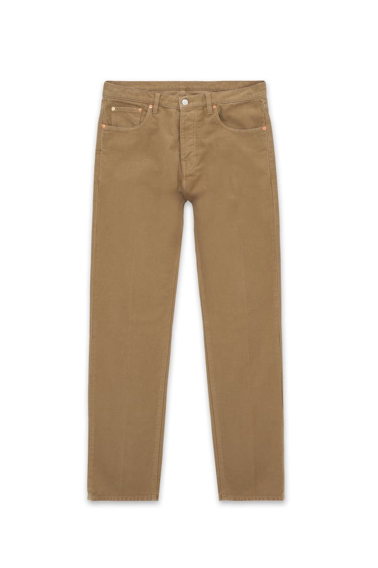 Five Pocket Moleskin Trousers, Main, color, Light Brown