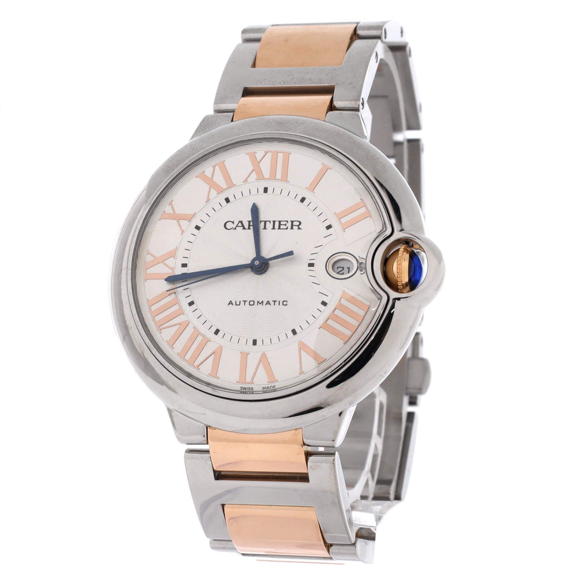 Pre-Owned Cartier Ballon Bleu de Cartier Automatic Watch Stainless ...
