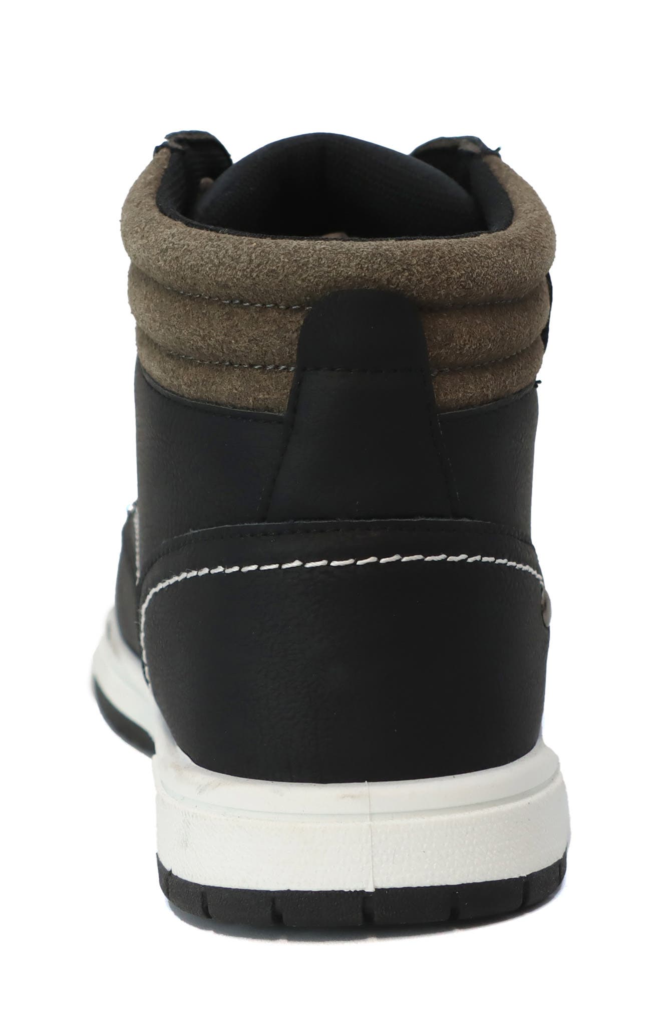 Kids' Kay High Top Sneaker, Alternate, color, BLACK