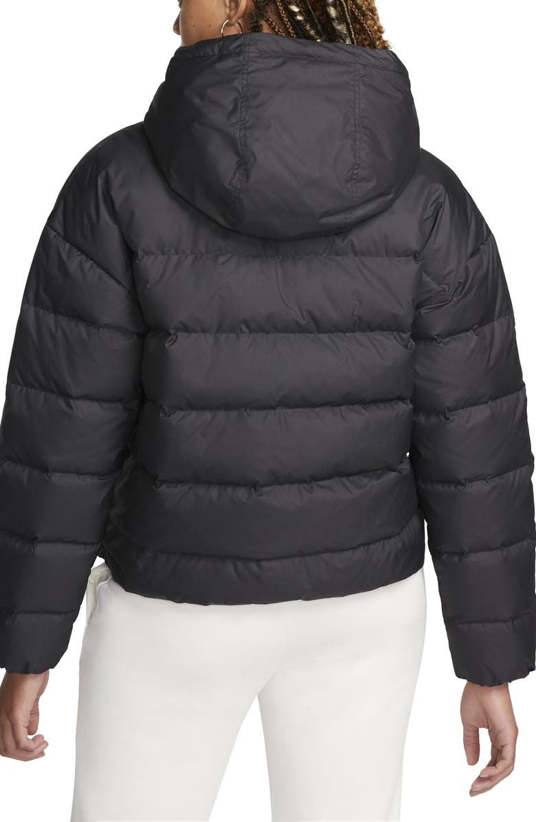Nike Storm-FIT Windrunner Water Resistant Hooded Down Jacket, Alternate, color, 