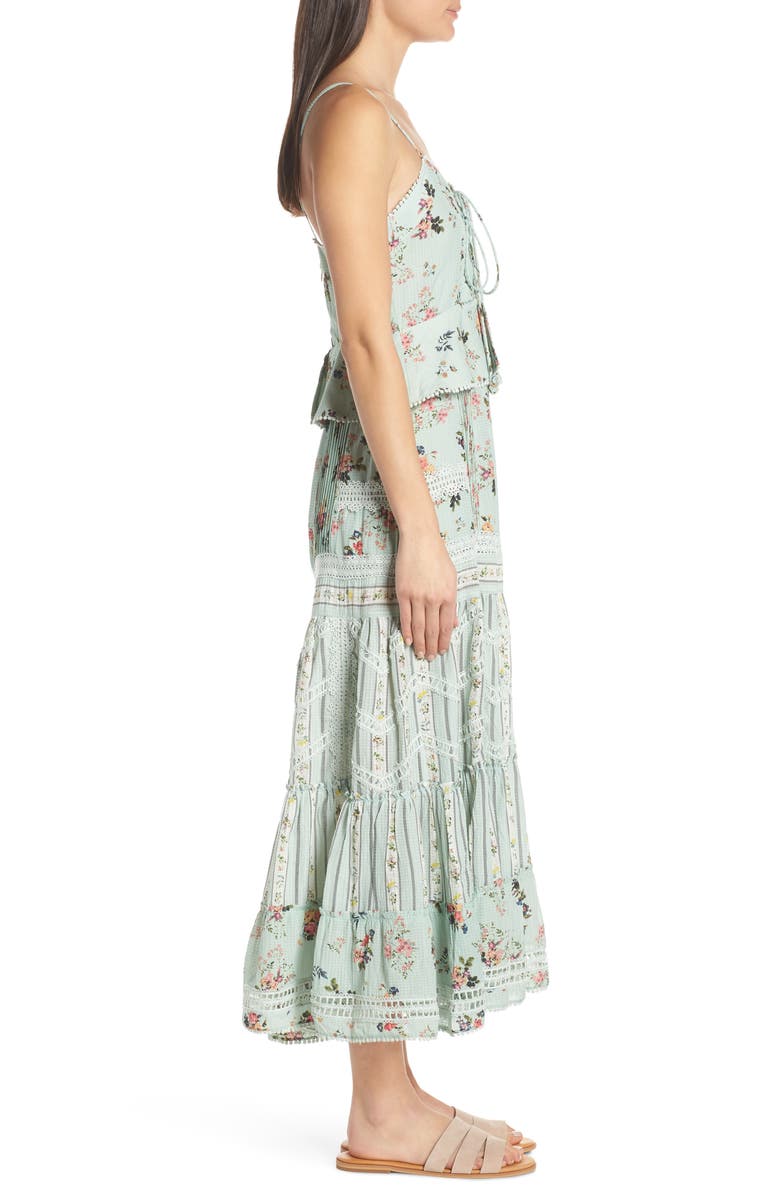 Hemant & Nandita Cover-Up Midi Dress, Alternate, color, 