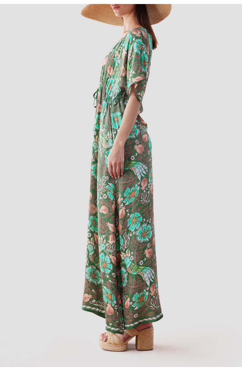 Omika Pia Caftan, Alternate, color, Kala Kelp