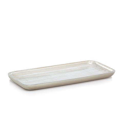 Woven Platinum Amenity Tray