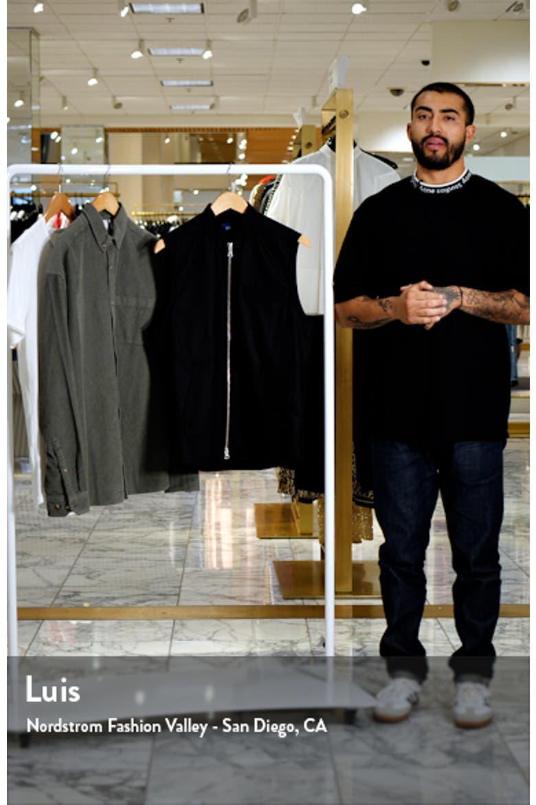 Zip-Up Wool & Cashmere Twill Vest video