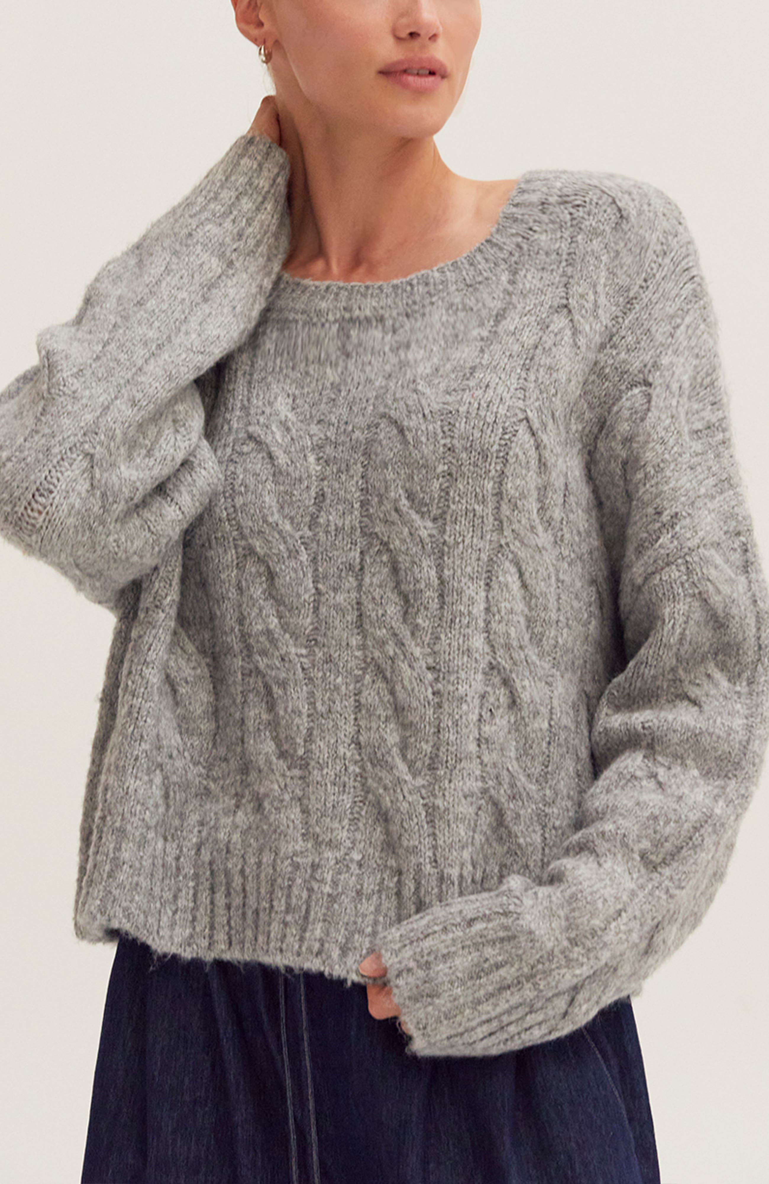 Cable Knit Sweater - image 2
