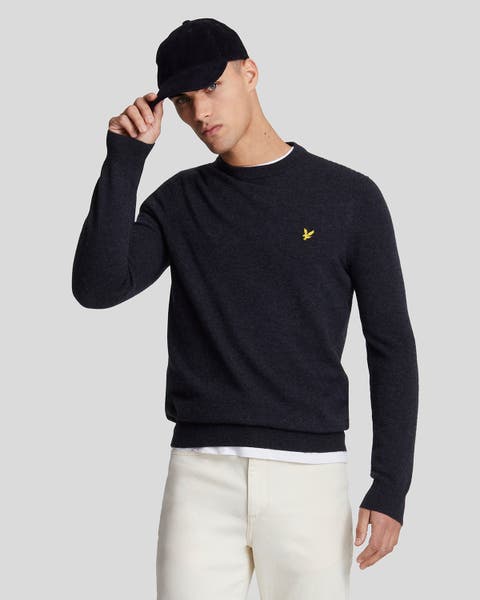 Lambswool Blend Crew Neck Sweater