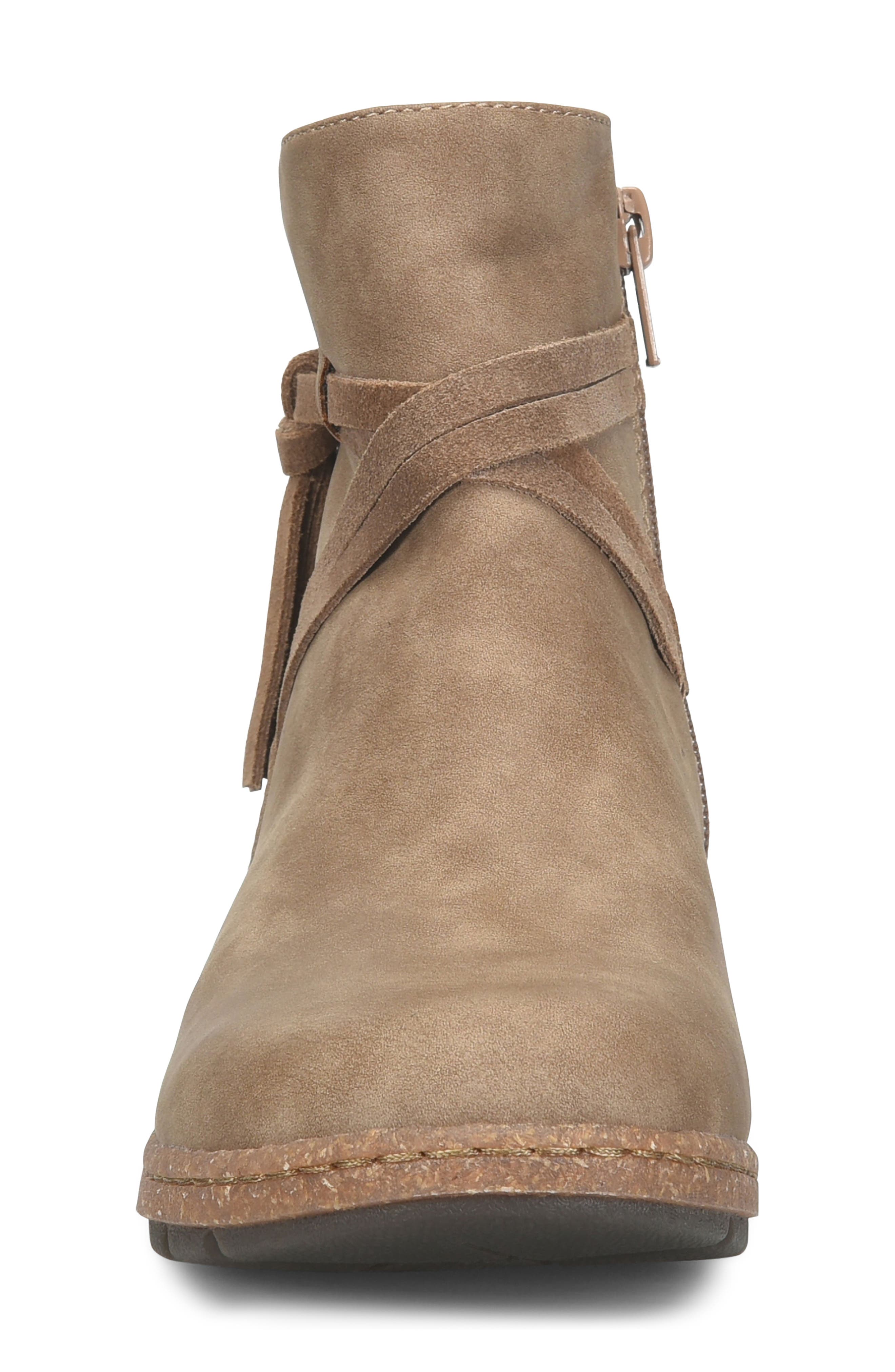 Arletta Faux Leather Bootie, Alternate, color, TAUPE NUBUCK