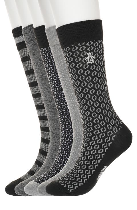 Assorted 5-Pack Crew Socks