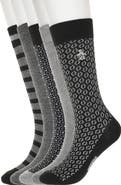 Original Penguin Assorted 5-Pack Crew Socks