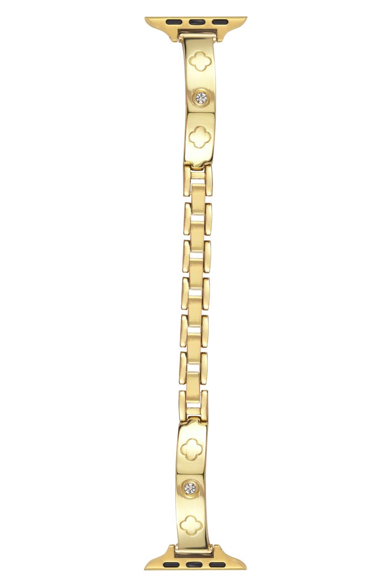 Clover Link Apple Watch® Watchband, Main, color, GOLD