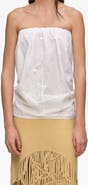 Bimba y Lola Ruched Strapless Top