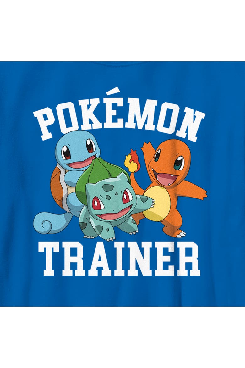 Boy's Pokemon Trainer Characters  Graphic T-Shirt, Alternate, color, Royal Blue