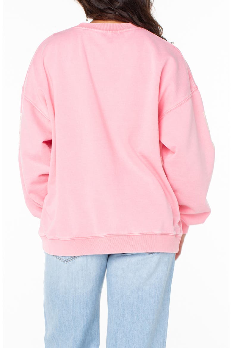 Lineup Oversize Graphic Sweatshirt, Alternate, color, STRBRY PNK