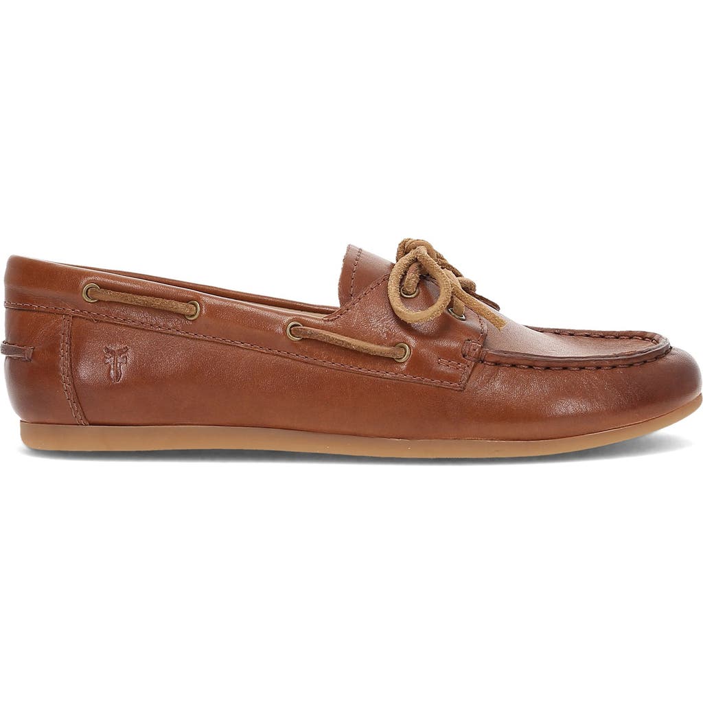 Frye Naya Leather Boat Loafers