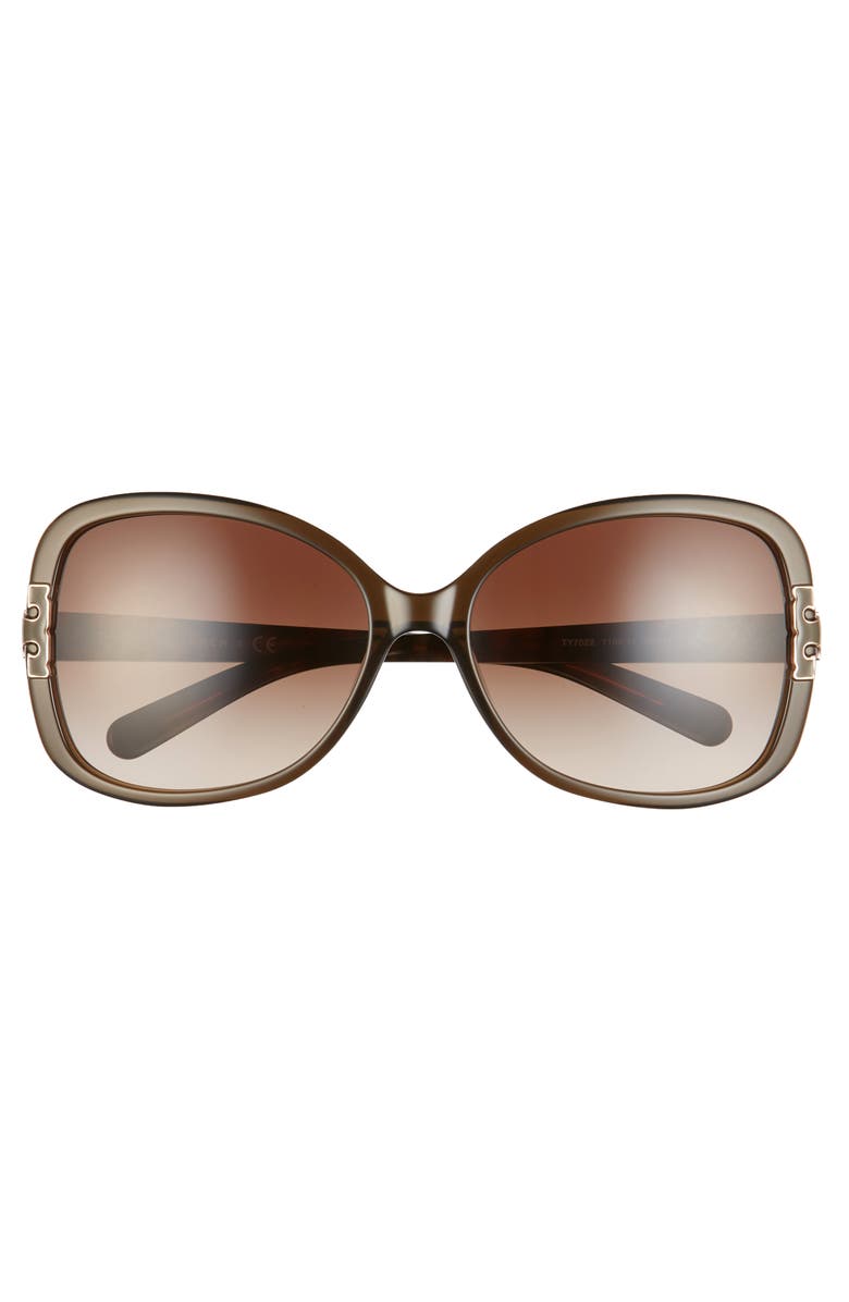 Tory Burch 59mm Oversized Sunglasses, Alternate, color,