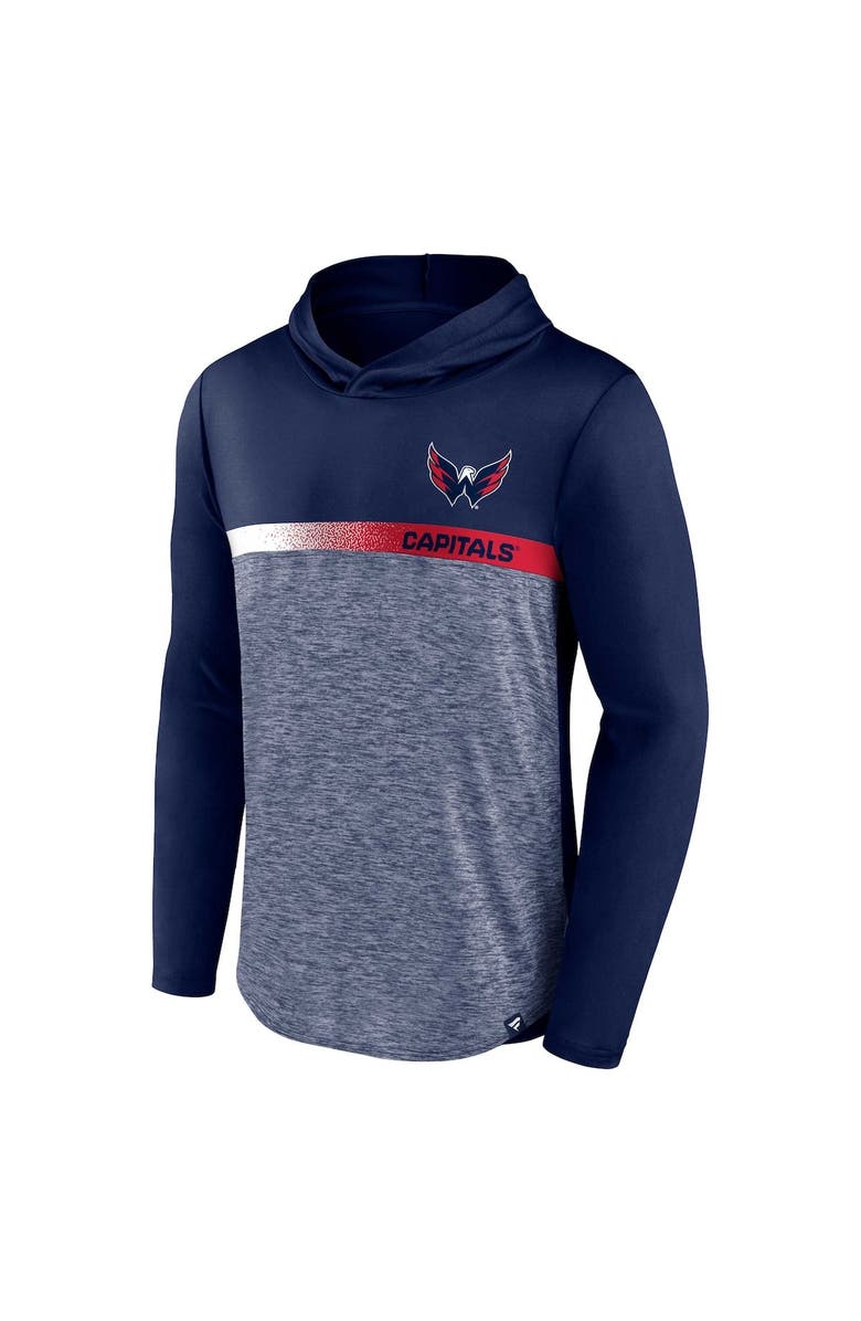 FANATICS Men's Fanatics Branded Navy Washington Capitals Podium Defender Pullover Hoodie, Alternate, color, 